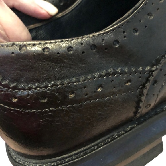 Cinti Vera Pelle Brown Lace-up Oxfords. Made and‎ bought in Italy. Size 43 (10) main image 4